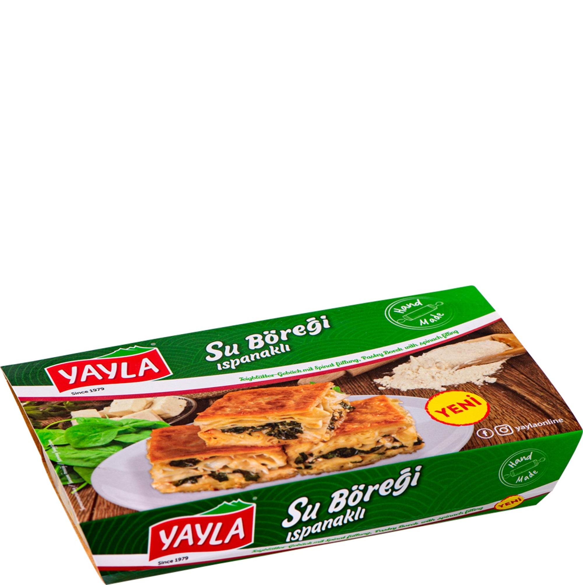 Börek Con Espinacas, Yayla, 350 gr