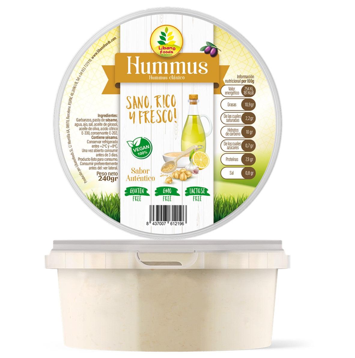 Hummus Artesanal, Libanofoods, 240 gr