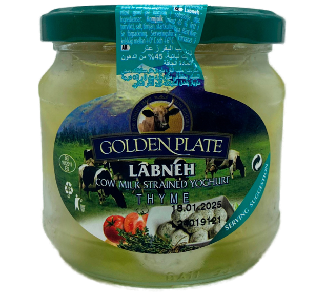 Labneh Bolas Tomillo, Golden Plate, 225 gr