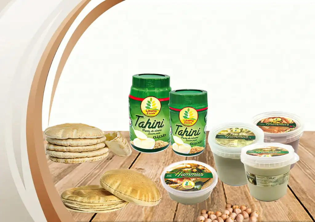 productos árabes fabricación propia pita pan libanés hummus