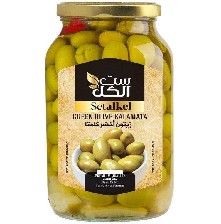 Aceitunas Kalamata Verde, Setalkel, 660 gr