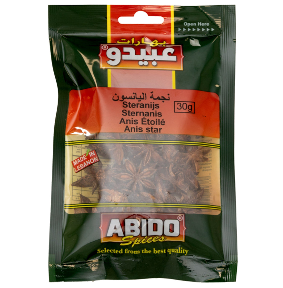 Anis Estrellas, Abido, 30 gr