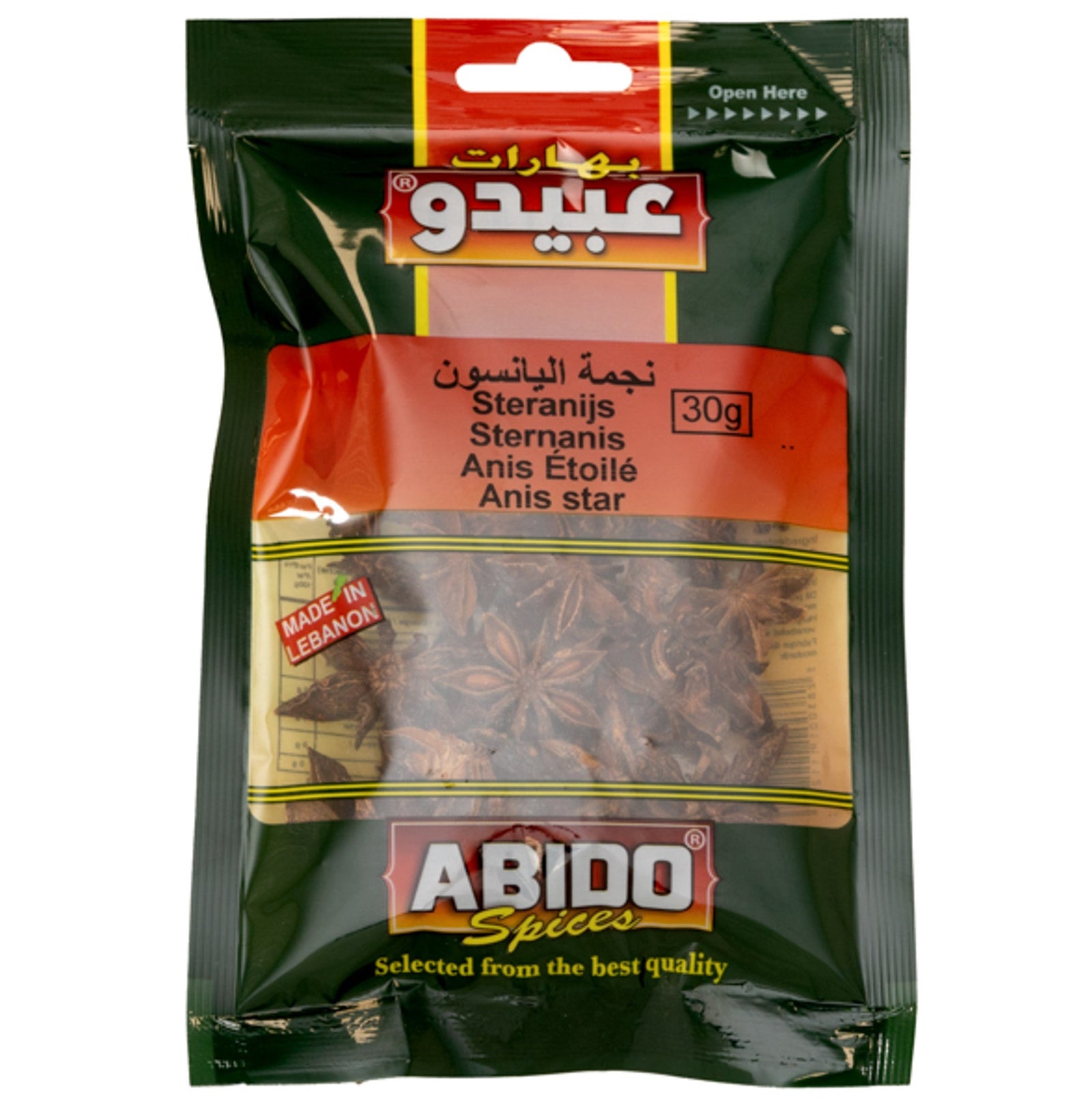 Anis Estrellas, Abido, 30 gr
