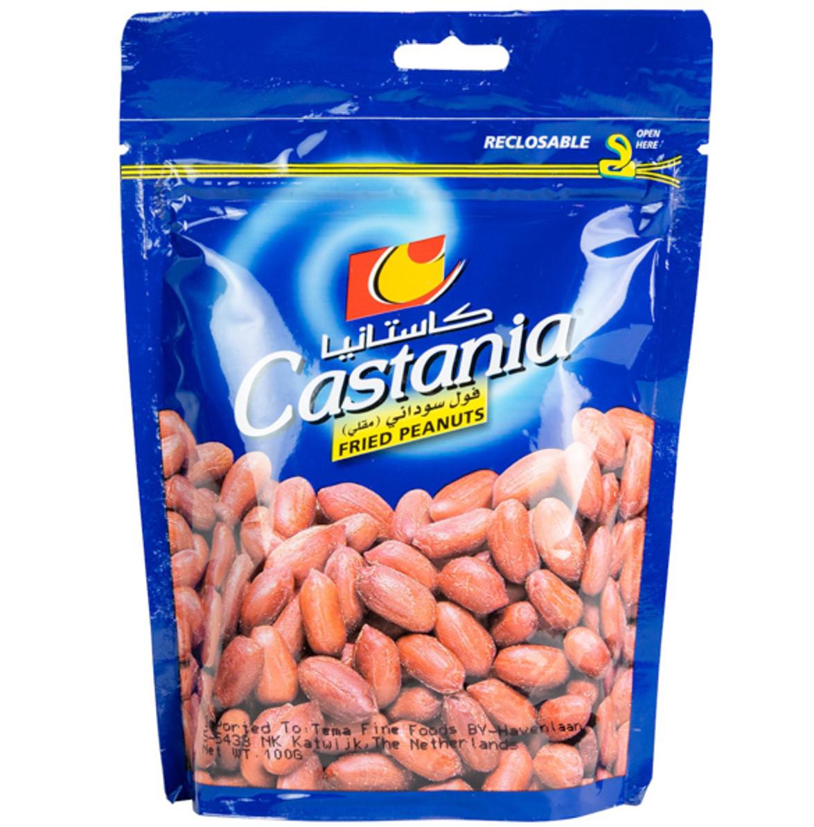 Cacahuetes Fritos, Castania, 100 gr