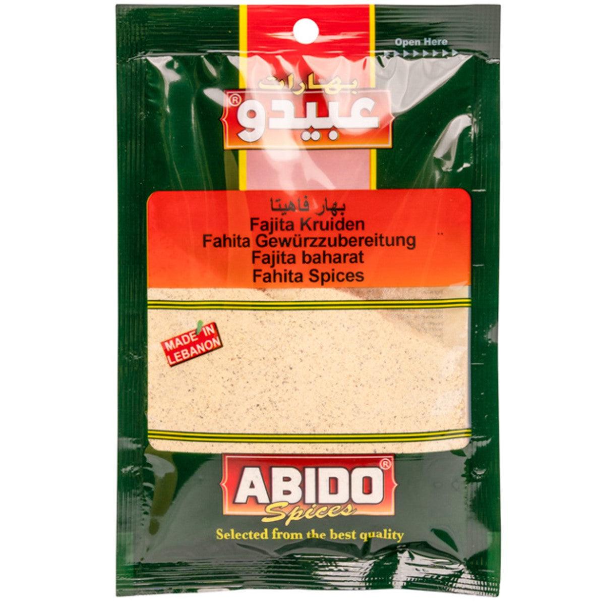 Fajita Especias, Abido, 50 gr