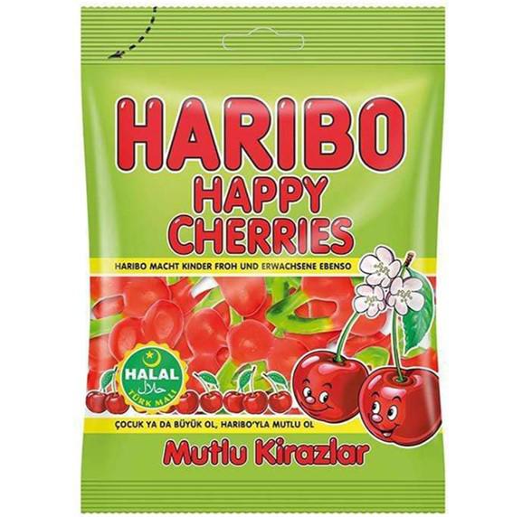 Gominolas Cerezas Halal, Haribo, 80 gr