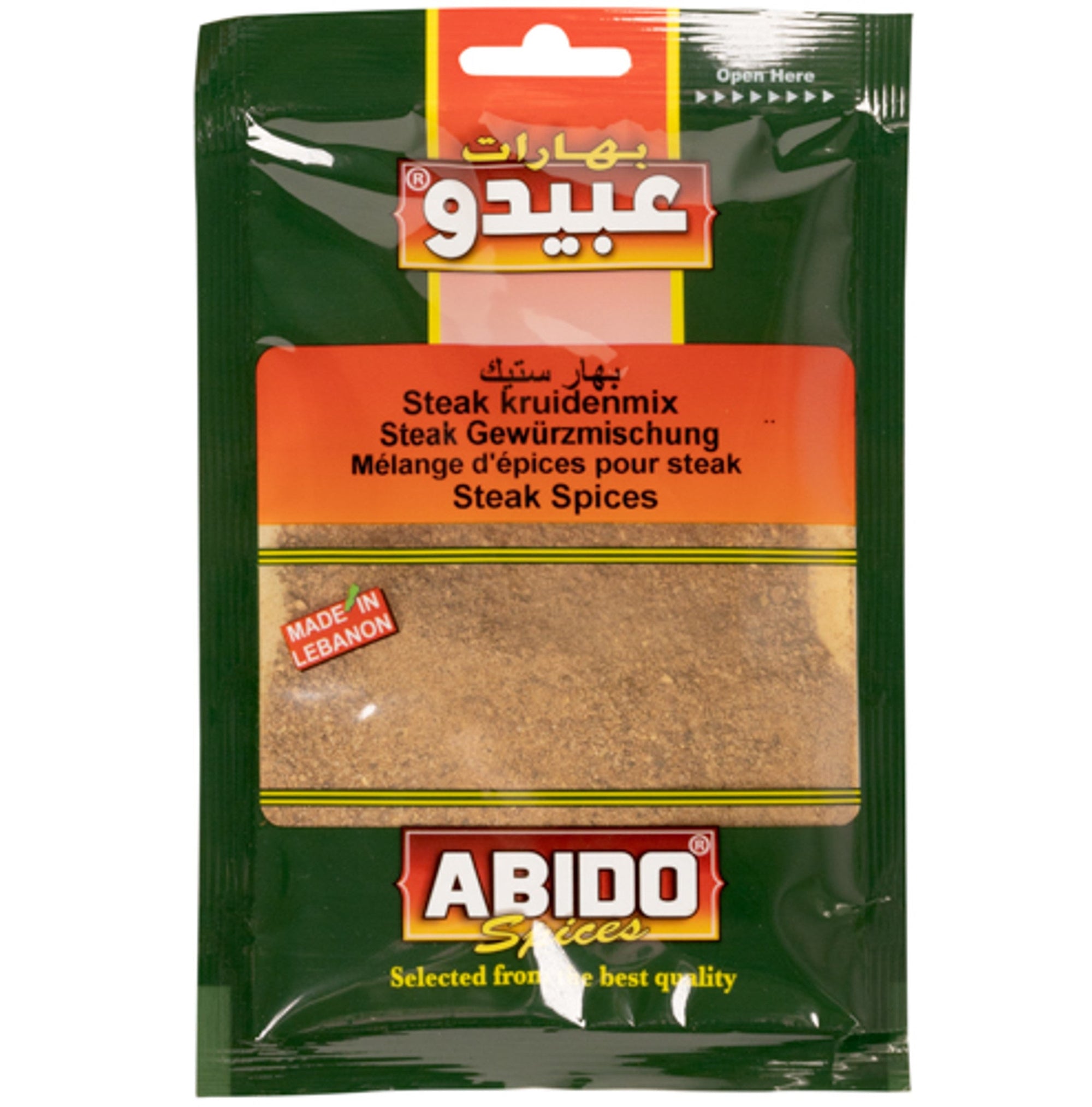 Steak Especias, Abido, 50 gr