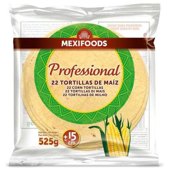 Tortilla De Maiz 15 Cm, Mexifoods, 22 ud