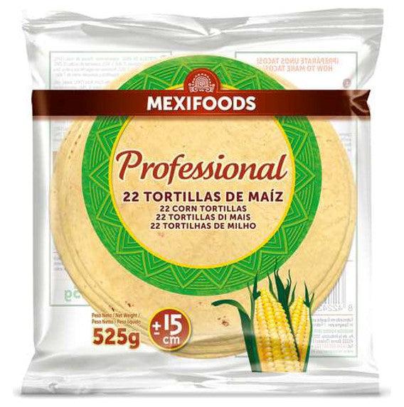 Tortilla De Maiz 15 Cm, Mexifoods, 22 ud