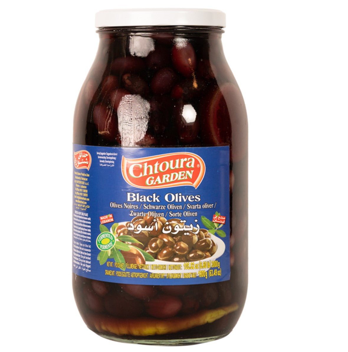 Aceitunas negras Chtoura 3000g