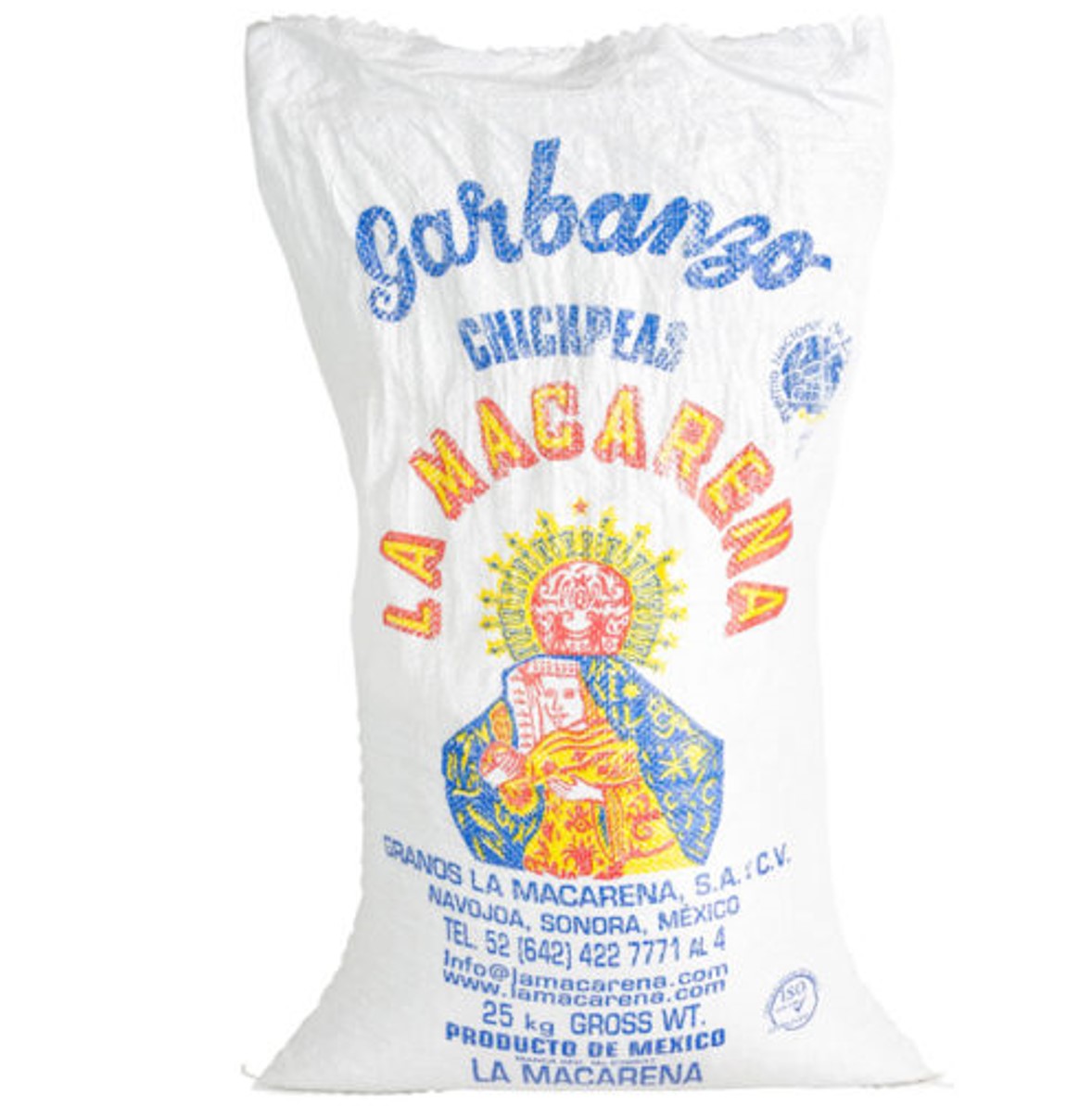 Garbanzos Secos Mexico 12 mm, 20 kg