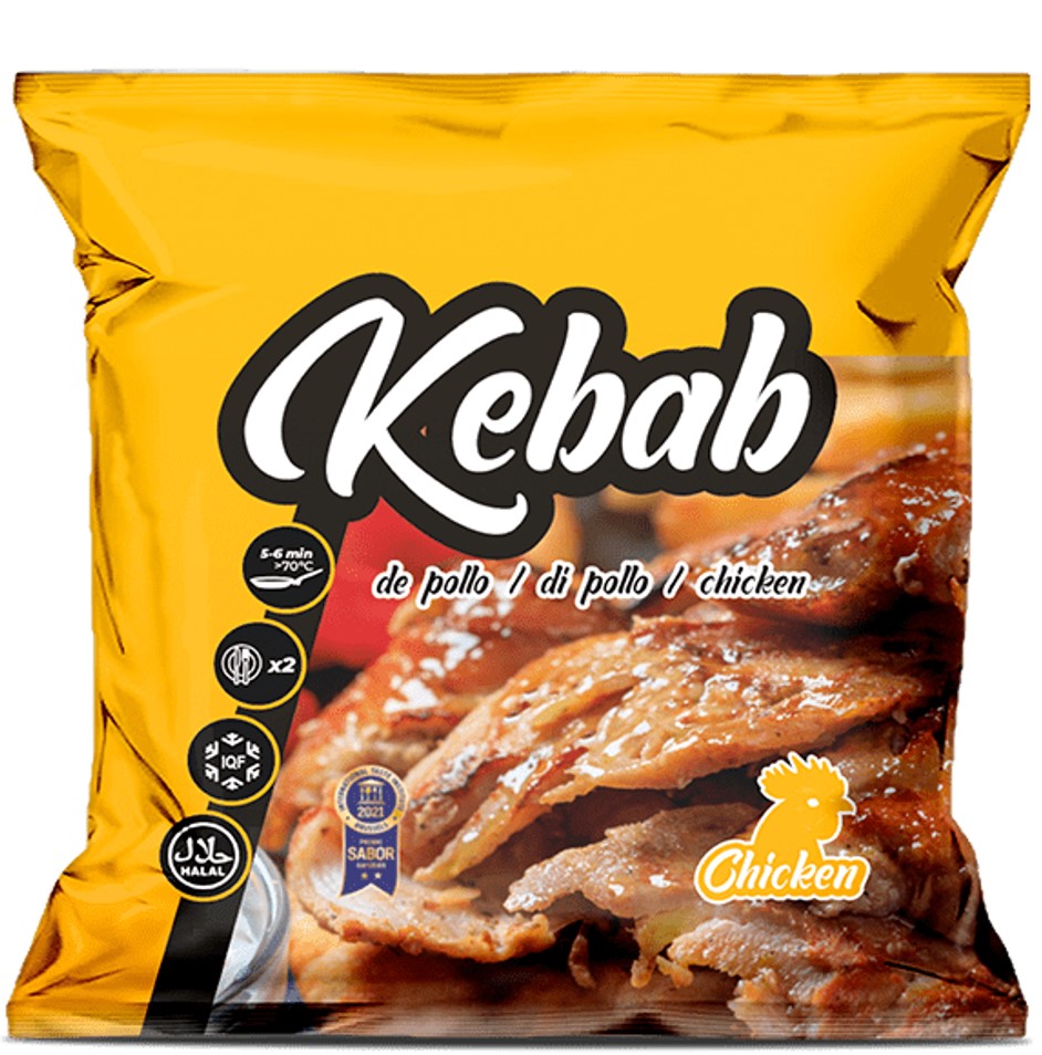 Kebab Loncheado Pollo halal