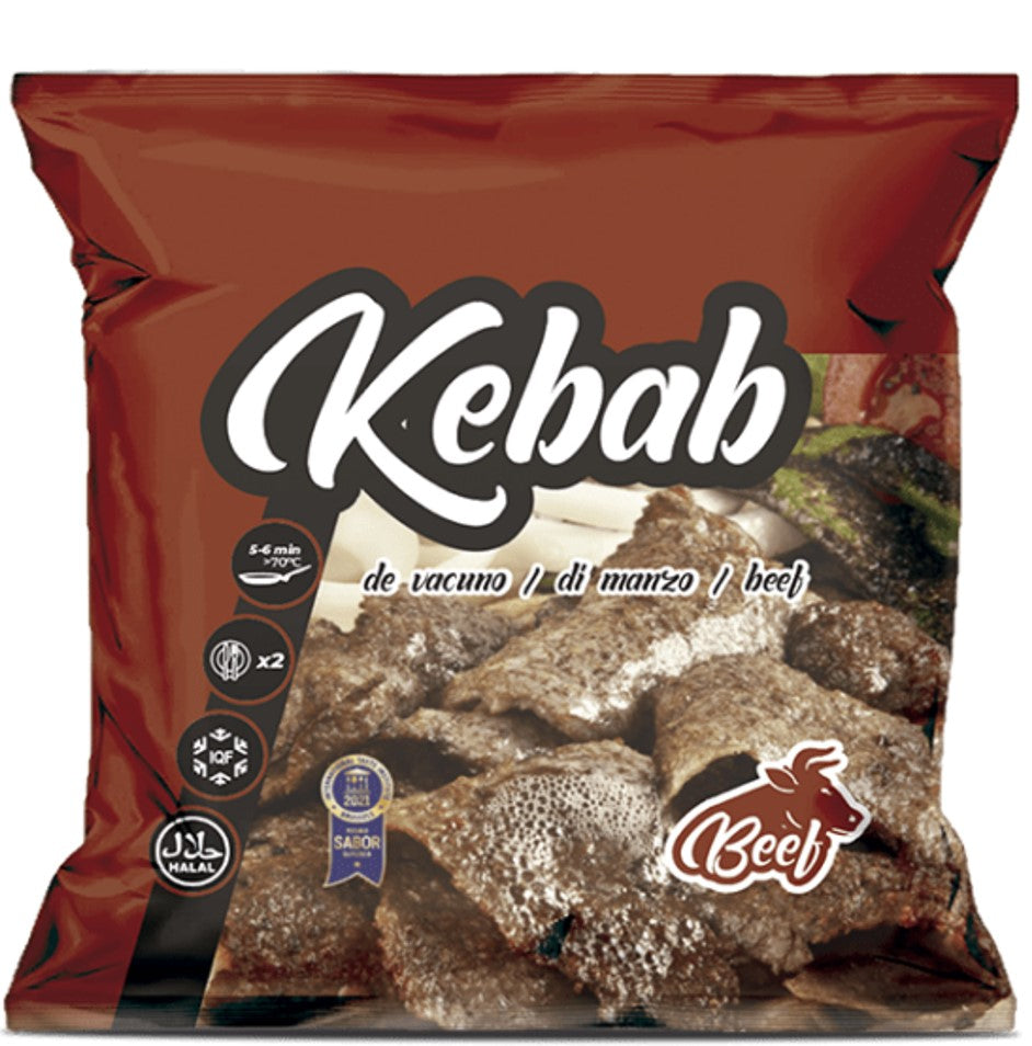 kebab ternera loncheado