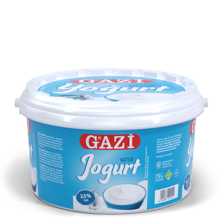 Yogur griego natural 3,5% Gazi 3 kg